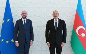 Michel, Aliyev have telephone conversation