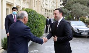 Georgian PM Irakli Gharibashvili meets Azerbaijani colleague Ali Asadov