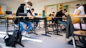 German school students are COVID tested twice a week