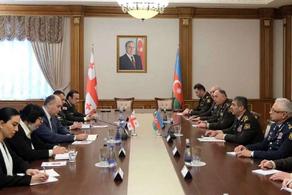 Minister of Defense of Georgia meets his Azerbaijani counterpart