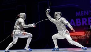 Sandro Bazadze wins bronze at Fencing World Cup