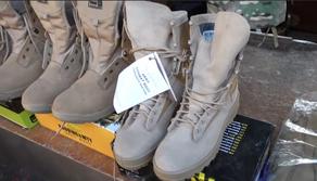 სამხედრო ფეხსაცმელებისა და ფორმების მითვისებისთვის ერთი პირი დააკავეს - VIDEO