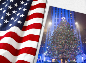 Main Christmas tree of the country lit in the US - VIDEO