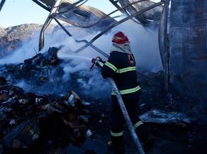 Fire ravages Ruispiri village, buildings burning