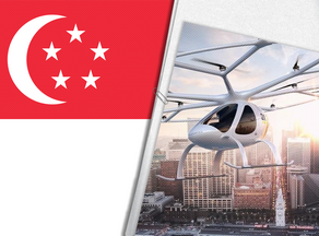 Первое воздушное такси может появиться в Сингапуре уже через три года
