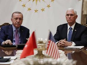 თურქეთის პრეზიდენტის და აშშ-ის ვიცე-პრეზიდენტის შეხვედრა 1 საათსა და 40 წუთს გრძელდებოდა