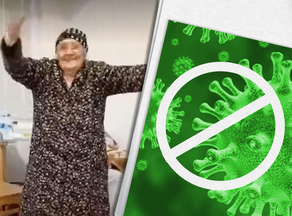 100-year-old woman defeats coronavirus - VIDEO