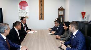 Zurabishvili met President of Japanese Olympic Committee