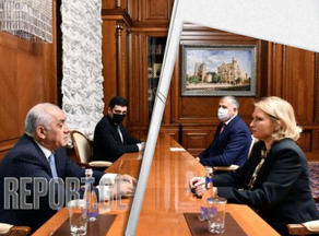Natia Turnava meets PM of Azerbaijan