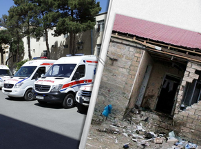 В результате взрыва снаряда пострадали семь мирных жителей Азербайджана