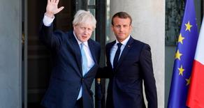 Boris Johnson and Emmanuel Macron telephone talk