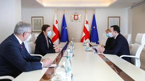 Irakli Gharibashvili meets OMV Petrom leadership