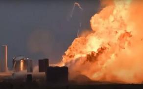 Во время испытаний взорвалась ракета  SpaceX - ВИДЕО