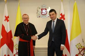 Secretary of State to Pope has met with Giorgi Gakharia