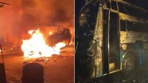 В Индии загорелся автобус, есть жертвы