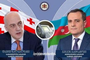 Georgian, Azerbaijani foreign ministers have telephone conversation