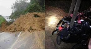 Landslide buries people in Khelvachauri  - PHOTO