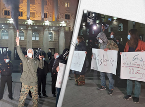 Shame Movement rally outside Tbilisi City Court - PHOTO