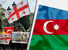 Rally supporting Azerbaijan held in Tbilisi