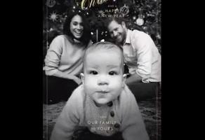 Prince Harry and Meghan Markle's sweet Christmas card released - VIDEO