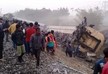 Passenger train goes off the rails in India