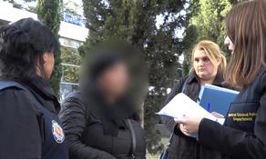 Woman arrested for threatening children   - VIDEO