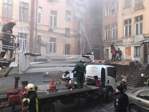 В Одессе горит колледж  - объявлена эвакуация - ФОТО