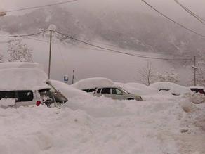Adverse weather: Villages covered with two-meter snow
