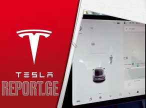 Tesla-ს ავტომობილის სისტემამ ცარიელ სასაფლაოზე ადამიანის სილუეტი დააფიქსირა - VIDEO
