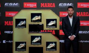 Lionel Messi wins sixth Golden Shoe Award
