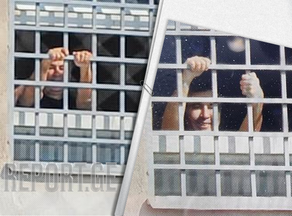 Mikheil Saakashvili greets protesters from the prison cell - PHOTO