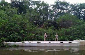В Колумбии обнаружили подводную лодку, перевозившую тонны кокаина