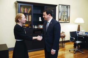 Арчил Талаквадзе встретился с новым послом США в Грузии Келли Дегнан