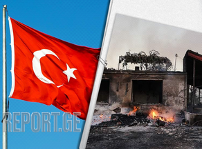 Два человека пострадали при тушении пожара в Турции