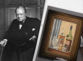Winston Churchill's rare painting sells for 98 983,000 pound sterling at auction