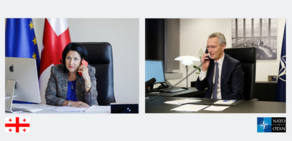 Jens Stoltenberg, Salome Zurabishvili have telephone conversation