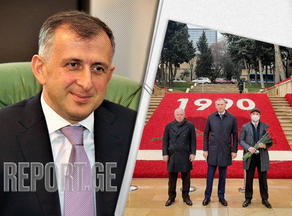 Посол Грузии почтил память героев, погибших в Азербайджане в 1990 году