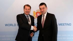 Георгий Гахария встретился с вице-президентом EBRD в Давосе
