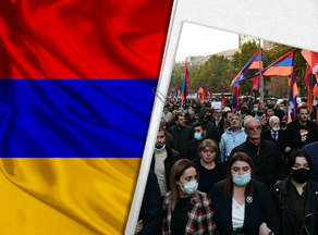 Yerevan protesters demand PM Pashinyan resign