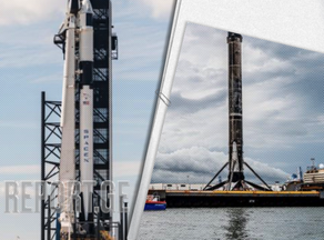 SpaceX multiple rockets before launch and after 10 missions - PHOTO
