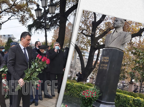 Officials pay tribute to Heydar Aliyev’s memory in Tbilisi  - PHOTO