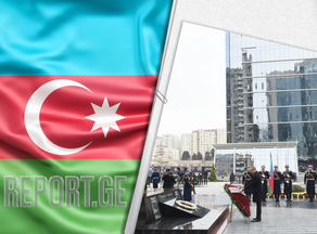 Ильхам Алиев посетил памятник Крик матери
