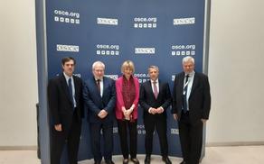 OSCE chief meets with Minsk Group co-chairs