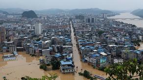 Из-а наводнения Китай терпит многомиллиардные убытки