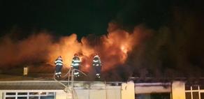 Пожар в Варкетили - существует угроза взрыва бензоколонки