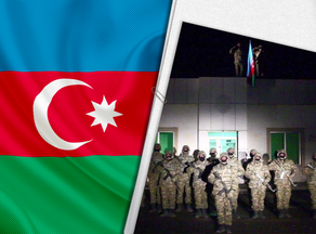 Flag of Azerbaijan hoisted in Lachin - VIDEO