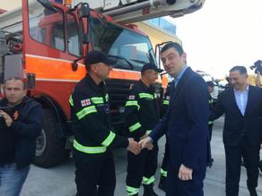 В Зугдиди открыли пожарно-спасательный центр