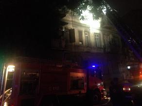 В результате пожара в Рустави погиб человек