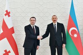 Ильхам Алиев поздравил Ираклия Гарибашвили с днем рождения