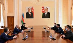 Kakha Kaladze meets PM of Azerbaijan